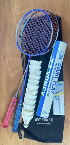 YONEX バドミントンラケットシャトルグリップセット