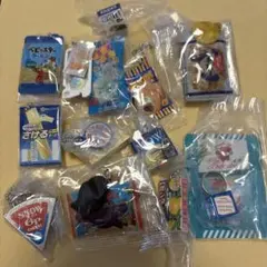 ガチャ ガチャ　食品　食玩　青系　12点