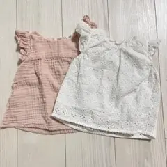 H&M mirror bae. 女の子　トップス2枚セット