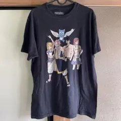 フェアリーテイル FAIRYTAIL アニメ tシャツ 黒 ナツ ルーシー