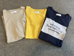 サタデーズニューヨークシティ　tシャツ　XS、Sサイズ3枚セット