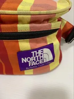 THE NORTH FACE パープルレーベル チェック柄ボディバッグ オレンジ