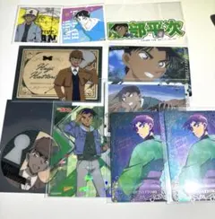 名探偵コナン　服部平次　カード　シール　まとめ売り￼ 10点セット