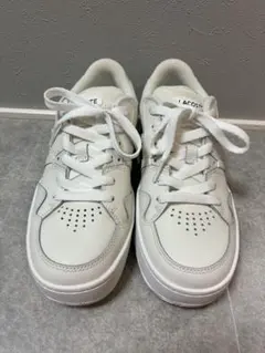 LACOSTE ホワイト スニーカー 厚底　ラコステ