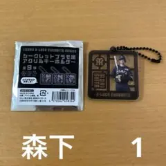 森下　1 ★シークレットプラモ風　アクリルキーホルダー★阪神タイガース
