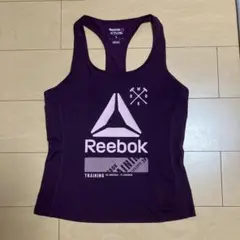 Reebok 紫色 タンクトップ トレーニング用