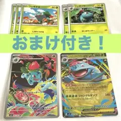 【おまけ付き】フシギダネ　フシギソウar メガフシギバナex rr 進化ライン