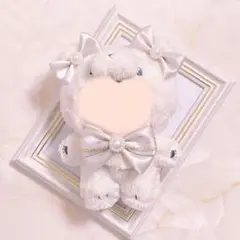 ぬいぐるみ ぬい服 リボン セット シルバー×星
