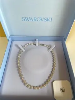 【SWAROVSKI 】スワロフスキー ラウンドネックレス 新品、正規品