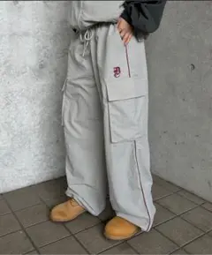 sedacle ナイロンカーゴパンツ Mサイズ グレー