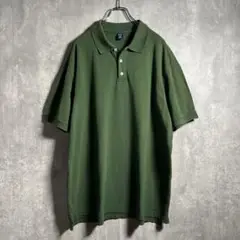 ◆【良品】2003年製，OLD GAP｜オールドギャップ，無地，半袖ポロシャツ