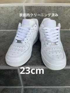 【美品】　Nike Air Force 1 ホワイト　スニーカー　23cm