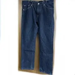 GU メンズ ダークブルー ストレートジーンズ 中古品