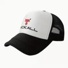 帽子/キャップ『JACKALLジャッカル　メッシュ　白/黒』新品