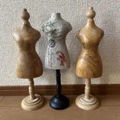 ミニトルソー　アンティーク調　インテリア飾り　まとめ売り　３体セット