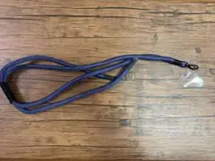 スマホストラップ　青赤