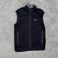 超希少　Nike ACG フリース ジップアップ　ベスト 黒