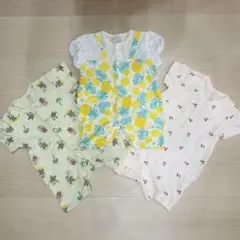 【値下げ中】ロンパース 60-70cm まとめ売り 綿100％