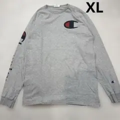 チャンピオン　大きいサイズ　ロンT グレー　XLサイズ