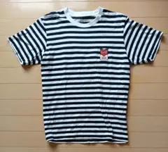 ユニクロ　キャンベルスープ刺繍ボーダーTシャツ　М