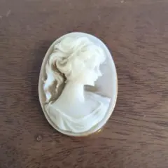 カメオ　ブローチ　ヴィンテージ