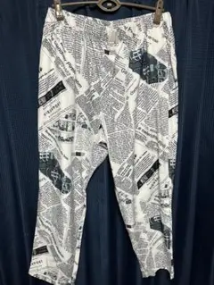 総柄プリントイージーパンツ メンズパンツ ストリート