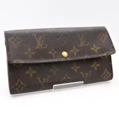 《一点物》Louis Vuitton モノグラム 長財布 ポシェットポルトモネ