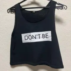 Rich DON'T BE タンクトップ 黒