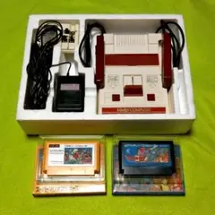 ファミリーコンピュータ本体（ゲームカセット2本セット）
