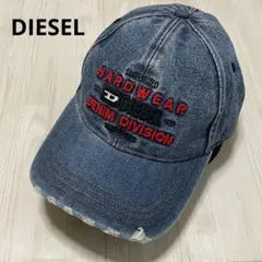 ☆DIESEL デーゼル☆ダメージ デニム キャップ☆美品