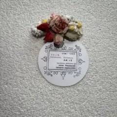 布花 バレッタ 高橋千夏さん