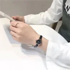 【ラスト1品】レディース　腕時計　クォーツ　ブラック
