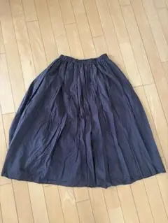 ハートマーケット ダークグレー ロングスカート サイズF