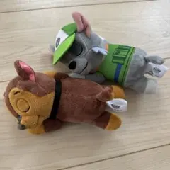 パウ・パトロール ぬいぐるみセット チェイス ロッキー