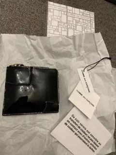 コムデギャルソン　L字　財布　新品　パテントレザー