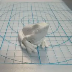 【手作り 粘土細工（好きな色を塗れる）】カエルNo.20