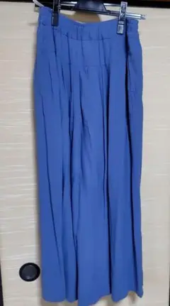 最終お値下げ ハルメク ガウチョパンツ ワイドパンツ 試着のみ