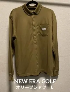 New Era GOLF オリーブシャツ　L