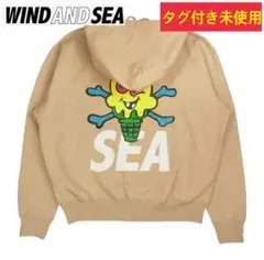 未使用 タグ付き WIND AND SEA アイスクリーム コラボパーカー