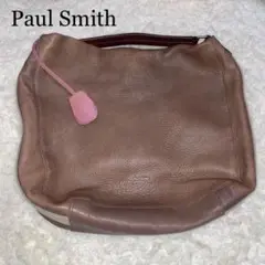 ✨ポールスミス✨レザー✨トートバック✨ブラウン✨A4収納可能✨シボ革✨
