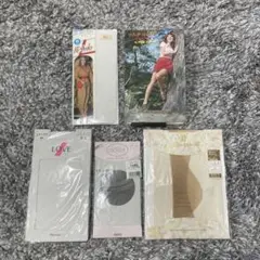 昭和レトロ　ストッキングセット ホワイト　ベージュ　ブラウン