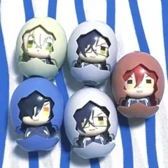 刀剣乱舞『ぴよくる 卵型フィギュア』５点セット まとめ売り