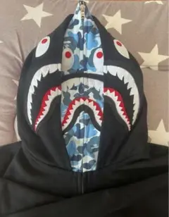 A BATHING APE ダブルシャークパーカー　シャークパーカー