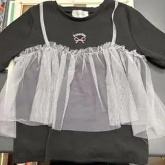 Lily Chuu フリル付きTシャツ 150 キッズ　子供服