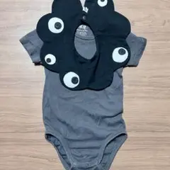 【スタイのみ】もくもくスタイ 黒ミャクミャク風 ハンドメイド