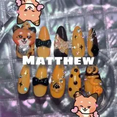 キラキラ ネイルチップ ハンドメイド つけ爪 ♡現品♡ ZB1 マシュー メテュ