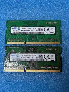 291 ノートPC用DDR3L-1600 PC3L-12800S 4GB×2本