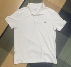【早い者勝ち！】LACOSTE ホワイト ポロシャツ Lサイズ