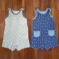(2枚)ひつじのショーン　ロンパース　80