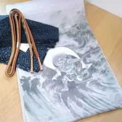★セール【新品未使用】澤井豊泉 落款あり 夏帯 袋帯 帯締め 帯揚げ 3点セット